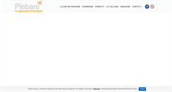 Desktop Screenshot of plebaniarredamenti.com